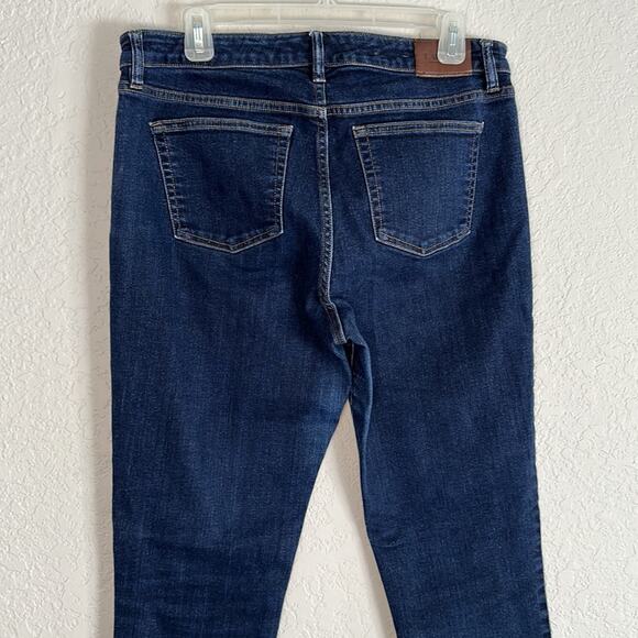 Ralph Lauren Blue Jeans Skinny Size 12 Classic Preppy Denim - Picture 4 of 7